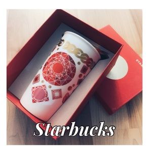 Starbucks 2014 Jeweled Necklace Ceramic Tumbler